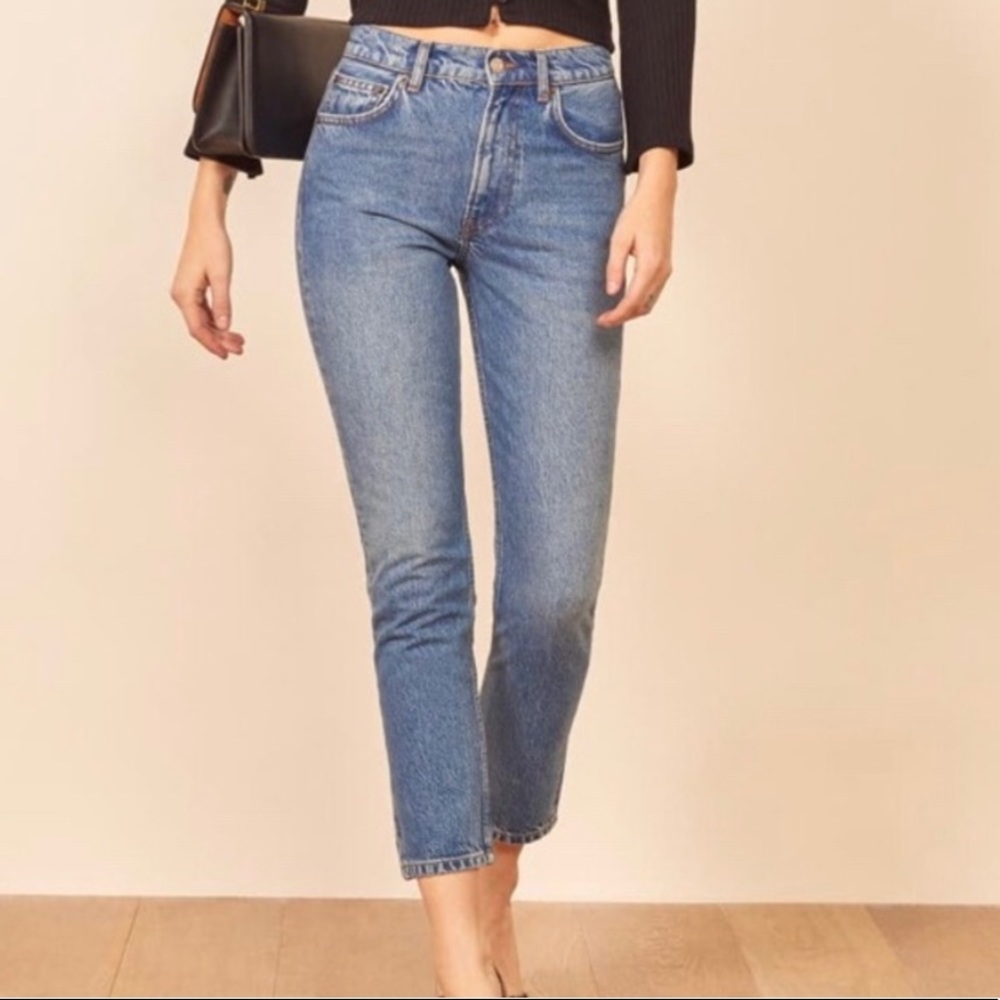 Reformation Julia high crop Jean